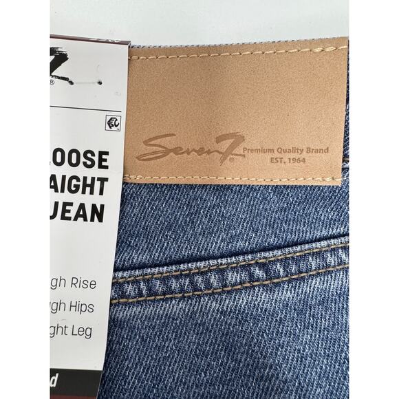Women's Seven7 Jeans Loose Straight Fit – Size 22W – MEDIUM Wash – NWT - Picture 8 of 11